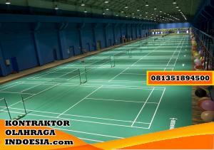 Kontraktor Jasa Pembuatan Lapangan Olahraga Bulutangkis Badminton murah Berkualitas Profesional